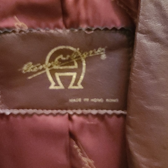 Etienne Aigner Genuine Leather Jacket - Picture 3 of 8